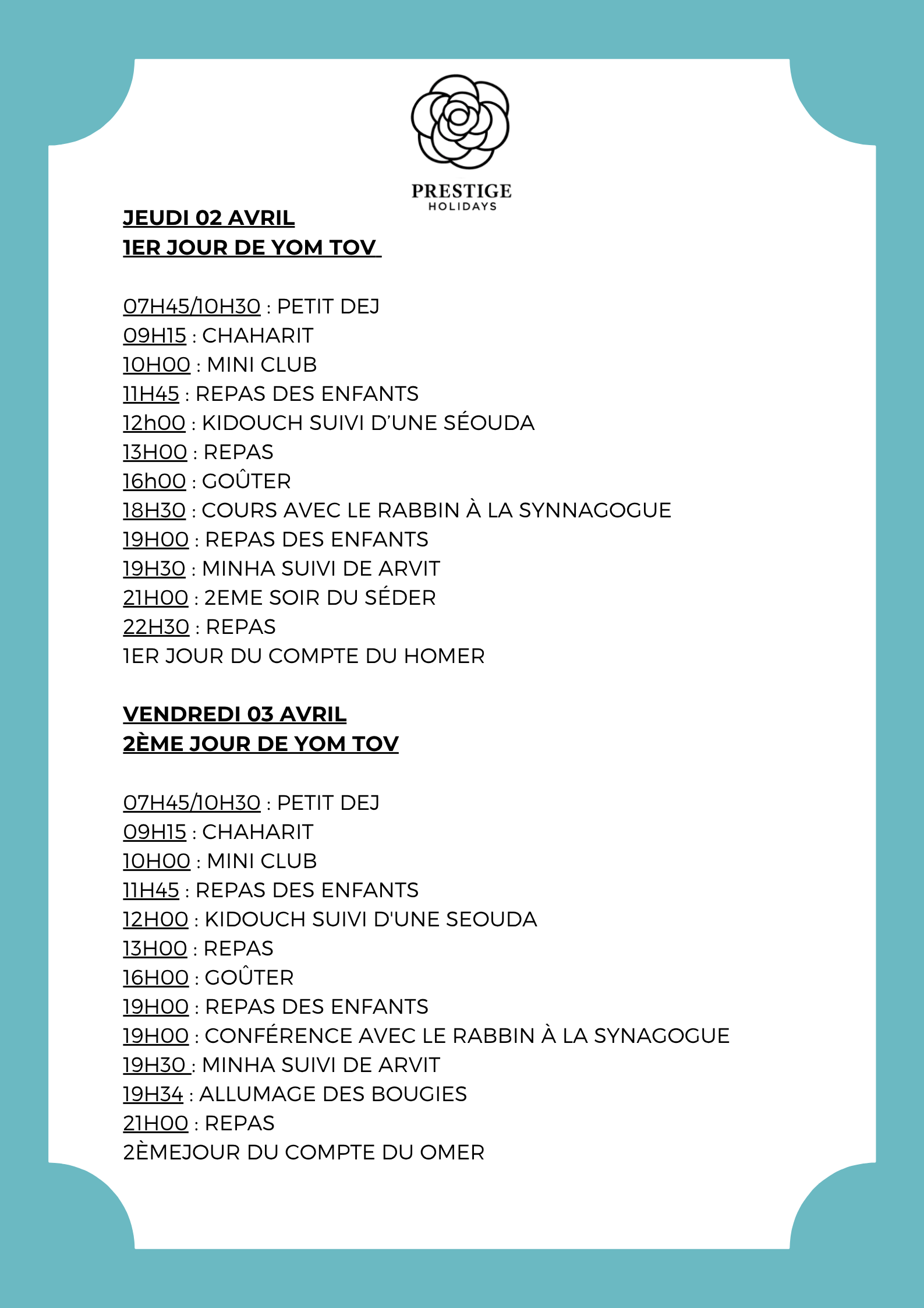 ORGANISATION ET HORAIRES OFFICES PESSAH 2026 LIVRET.zip - 3