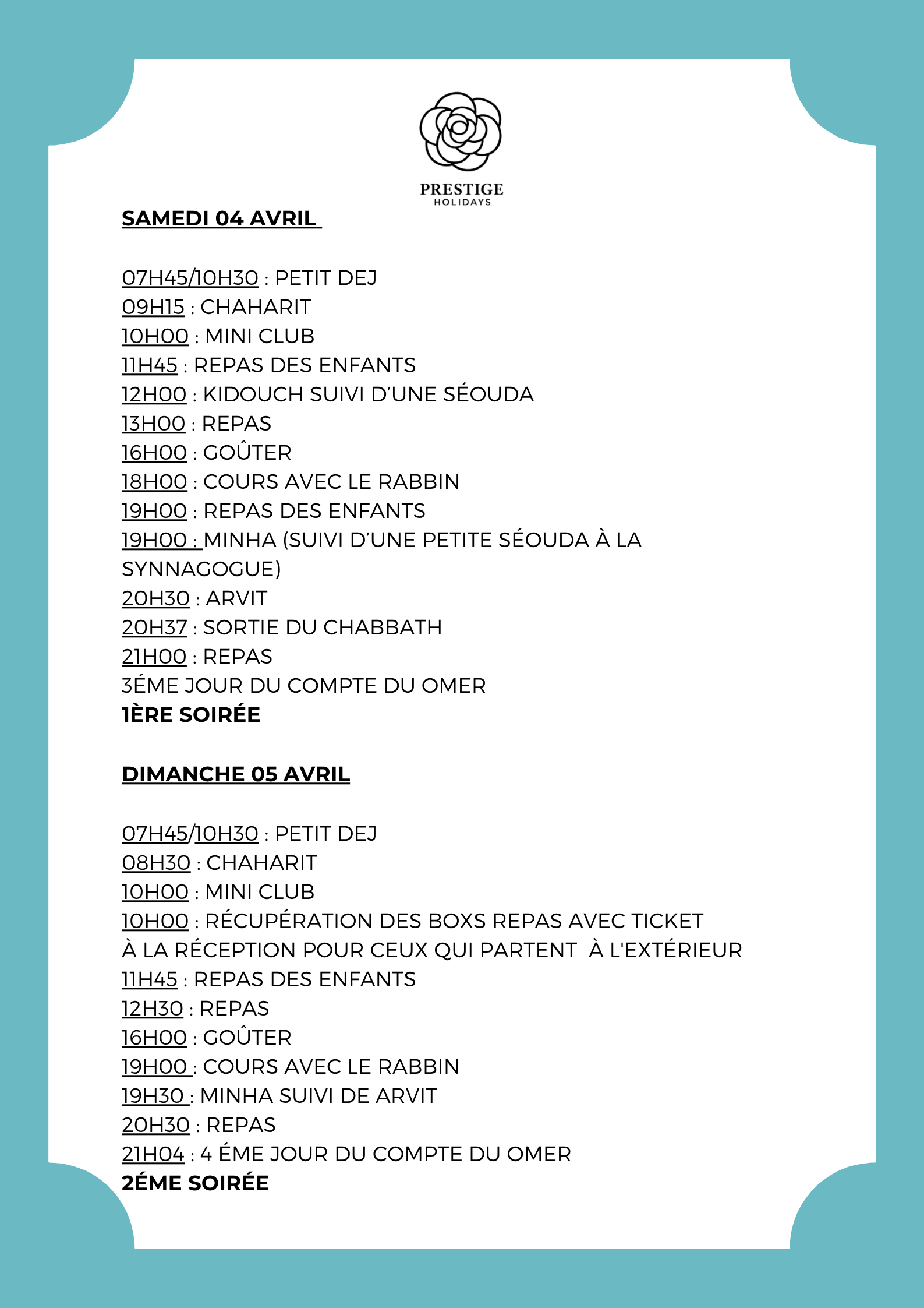 ORGANISATION ET HORAIRES OFFICES PESSAH 2026 LIVRET.zip - 4