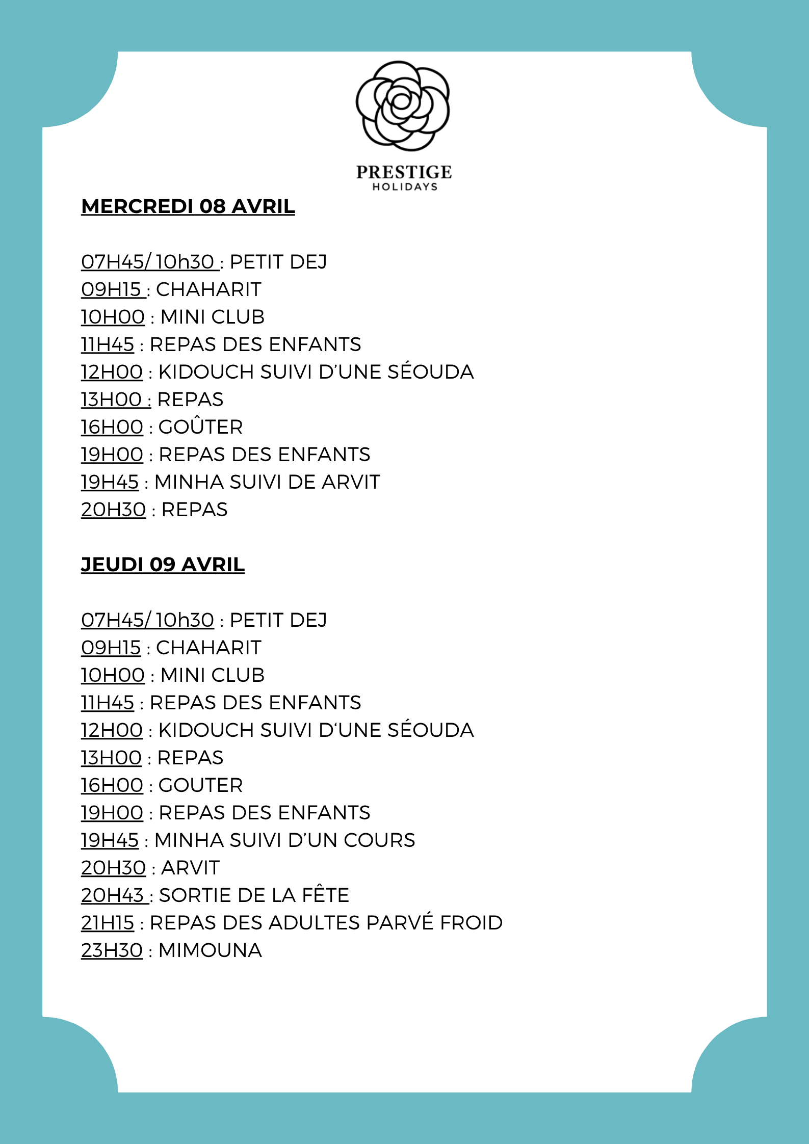 ORGANISATION ET HORAIRES OFFICES PESSAH 2026 LIVRET.zip - 6